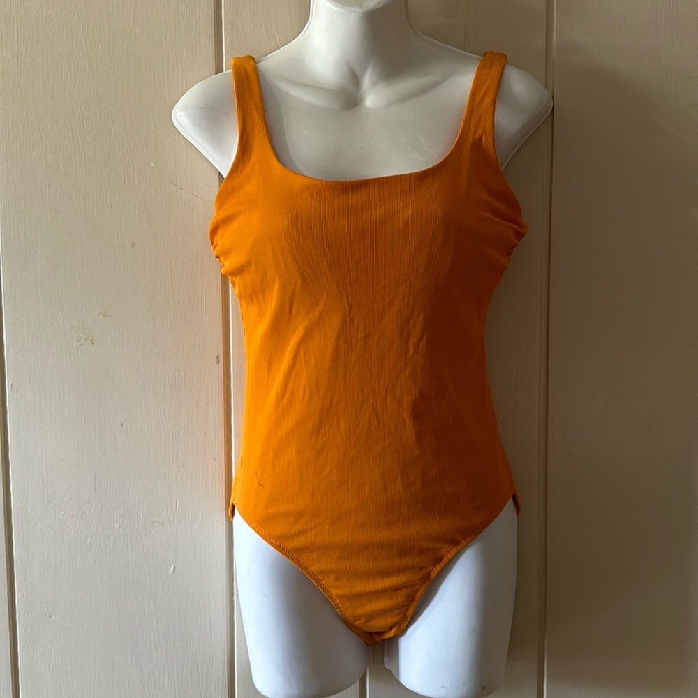 Athleta orange one piece